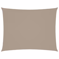vidaXL Sunshade Sail Oxford Fabric Rectangular 3x4.5 m Taupe Patio Sunscreen