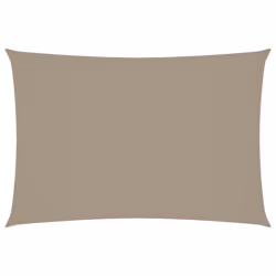 vidaXL Sunshade Sail Oxford Fabric Rectangular 3x5 m Taupe Patio Shade Canopy
