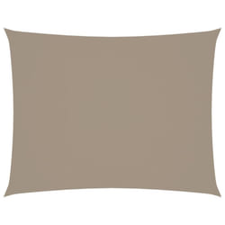 vidaXL Sunshade Sail Oxford Fabric Rectangular 3.5x4.5 m Taupe Patio Shade