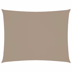vidaXL Sunshade Sail Oxford Fabric Rectangular 3.5x5 m Taupe Shade Canopy