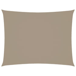 vidaXL Sunshade Sail Oxford Fabric Rectangular 3.5x5 m Taupe Shade Canopy
