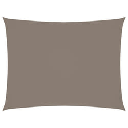 vidaXL Sunshade Sail Oxford Fabric Rectangular 6x7 m Taupe Patio Shade Canopy