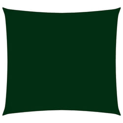 vidaXL Sunshade Sail Oxford Fabric Square 7x7 m Dark Green Patio Shade Canopy