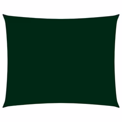 vidaXL Sunshade Sail Oxford Fabric Rectangular 3.5x4.5 m Dark Green Patio