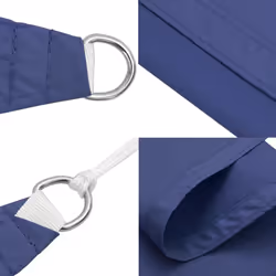 vidaXL Sunshade Sail Oxford Fabric Rectangular Patio Shade Sunscreen Canopy - blue, 2.5 x 4 m - Additional view 7