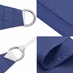 vidaXL Sunshade Sail Oxford Fabric Rectangular Patio Shade Sunscreen Canopy - blue, 2.5 x 4.5 m - Additional view 7