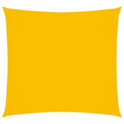 vidaXL Sunshade Sail Oxford Fabric Square Patio Sun Shade Sunscreen Canopy - yellow, 3.6 x 3.6 m