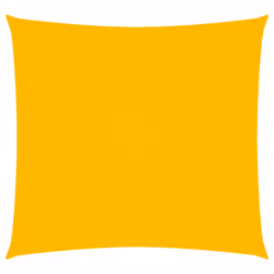 vidaXL Sunshade Sail Oxford Fabric Square Patio Sun Shade Sunscreen Canopy - yellow, 6 x 6 m