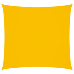 vidaXL Sunshade Sail Oxford Fabric Square Patio Sun Shade Sunscreen Canopy - yellow, 6 x 6 m