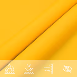 vidaXL Sunshade Sail Oxford Fabric Square Patio Sun Shade Sunscreen Canopy - yellow, 6 x 6 m - Additional view 6