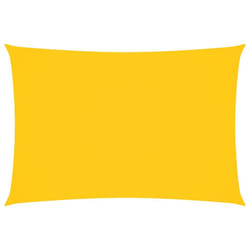 vidaXL Sunshade Sail Oxford Fabric Rectangular Patio Shade Sunscreen Canopy - yellow, 3 x 5 m