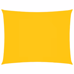 vidaXL Sunshade Sail Oxford Fabric Rectangular Patio Shade Sunscreen Canopy - yellow, 3 x 6 m