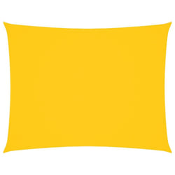 vidaXL Sunshade Sail Oxford Fabric Rectangular Patio Shade Sunscreen Canopy - yellow, 3 x 6 m