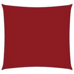 vidaXL Sunshade Sail Oxford Fabric Square Patio Sun Shade Sunscreen Canopy - red, 7 x 7 m