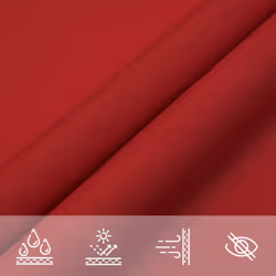 vidaXL Sunshade Sail Oxford Fabric Rectangular Patio Shade Sunscreen Canopy - red, 2 x 3.5 m - Additional view 4