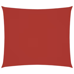vidaXL Sunshade Sail Oxford Fabric Rectangular Patio Shade Sunscreen Canopy - red, 2.5 x 3 m