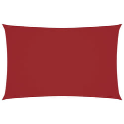 vidaXL Sunshade Sail Oxford Fabric Rectangular Patio Shade Sunscreen Canopy - red, 2.5 x 5 m