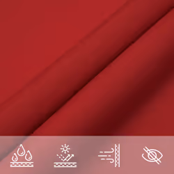 vidaXL Sunshade Sail Oxford Fabric Rectangular Patio Shade Sunscreen Canopy - red, 6 x 8 m - Additional view 7