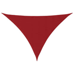 vidaXL Sunshade Sail Oxford Fabric Triangular Shade Sail Sunscreen Canopy - red, 4 x 5 x 5 m