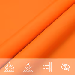 vidaXL Sunshade Sail Oxford Fabric Square Patio Sun Shade Sunscreen Canopy - orange, 3.6 x 3.6 m - Additional view 7