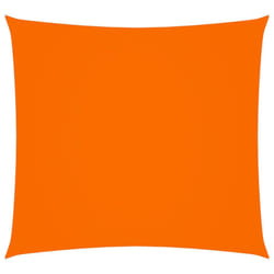 vidaXL Sunshade Sail Oxford Fabric Square Patio Sun Shade Sunscreen Canopy - orange, 4 x 4 m