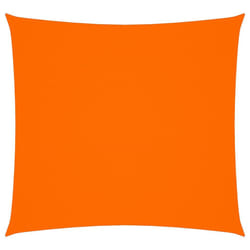 vidaXL Sunshade Sail Oxford Fabric Square Patio Sun Shade Sunscreen Canopy - orange, 7 x 7 m
