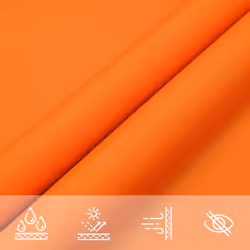 vidaXL Sunshade Sail Oxford Fabric Rectangular Patio Shade Sunscreen Canopy - orange, 2 x 2.5 m - Additional view 7