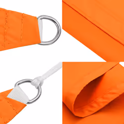 vidaXL Sunshade Sail Oxford Fabric Rectangular Patio Shade Sunscreen Canopy - orange, 2 x 4.5 m - Additional view 6