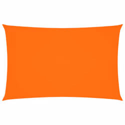 vidaXL Sunshade Sail Oxford Fabric Rectangular Patio Shade Sunscreen Canopy - orange, 2.5 x 5 m