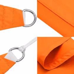 vidaXL Sunshade Sail Oxford Fabric Rectangular Patio Shade Sunscreen Canopy - orange, 4 x 6 m - Additional view 6