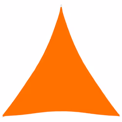 vidaXL Sunshade Sail Oxford Fabric Triangular Shade Sail Sunscreen Canopy - orange, 3.6 x 3.6 x 3.6 m