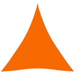 vidaXL Sunshade Sail Oxford Fabric Triangular Shade Sail Sunscreen Canopy - orange, 3.6 x 3.6 x 3.6 m