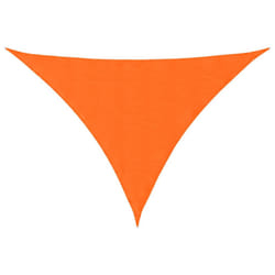 vidaXL Sunshade Sail Oxford Fabric Triangular Shade Sail Sunscreen Canopy - orange, 3 x 4 x 5 m
