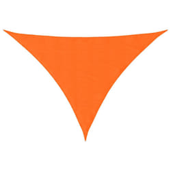 vidaXL Sunshade Sail Oxford Fabric Triangular Shade Sail Sunscreen Canopy - orange, 3 x 4 x 4 m