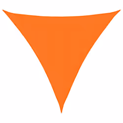 vidaXL Sunshade Sail Oxford Fabric Triangular Shade Sail Sunscreen Canopy - orange, 4.5 x 4.5 x 4.5 m