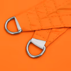 vidaXL Sunshade Sail Oxford Fabric Triangular Shade Sail Sunscreen Canopy - orange, 4 x 5 x 6.4 m - Additional view 4