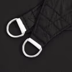 vidaXL Sunshade Sail Oxford Fabric Square 3.6x3.6 m Black Sunscreen Patio - Additional view 4