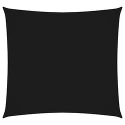 vidaXL Sunshade Sail Oxford Fabric Square 7x7 m Black Sunscreen Patio Shade