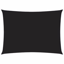 vidaXL Sunshade Sail Oxford Fabric Rectangular 2x3.5 m Black Sunscreen Patio