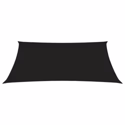 vidaXL Sunshade Sail Oxford Fabric Rectangular 2x3.5 m Black Sunscreen Patio