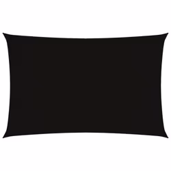 vidaXL Sunshade Sail Oxford Fabric Rectangular 2x4.5 m Black Sunscreen Patio