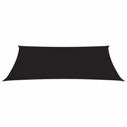 vidaXL Sunshade Sail Oxford Fabric Rectangular 2.5x4.5 m Black Sunscreen Patio