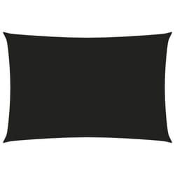 vidaXL Sunshade Sail Oxford Fabric Rectangular 2.5x5 m Black Sunscreen Patio