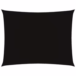 vidaXL Sunshade Sail Oxford Fabric Rectangular 3x4.5 m Black Sunscreen Patio