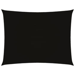 vidaXL Sunshade Sail Oxford Fabric Rectangular 3x4.5 m Black Sunscreen Patio