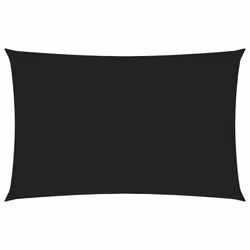 vidaXL Sunshade Sail Oxford Fabric Rectangular 3x6 m Black Sunscreen Patio