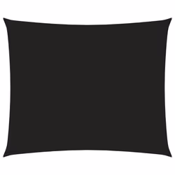 vidaXL Sunshade Sail Oxford Fabric Rectangular 4x5 m Black Sunscreen Patio