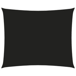 vidaXL Sunshade Sail Oxford Fabric Rectangular 4x5 m Black Sunscreen Patio