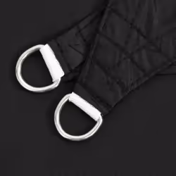 vidaXL Sunshade Sail Oxford Fabric Triangular Shade Sail Sunscreen Canopy - black, 2.5 x 2.5 x 3.5 m - Additional view 4