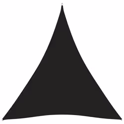 vidaXL Sunshade Sail Oxford Fabric Triangular 3x4x4 m Black Sunscreen Patio